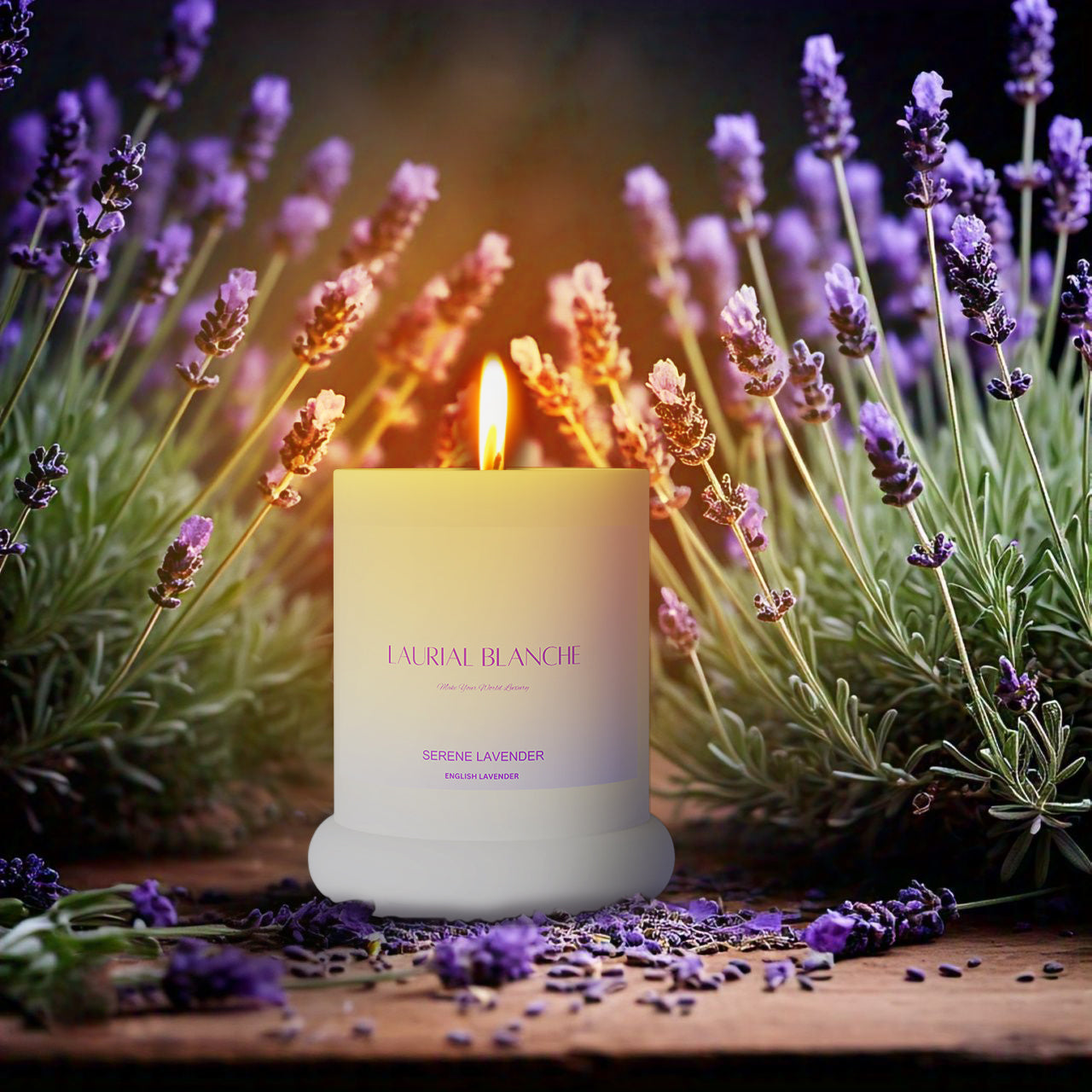 Serene Lavender Luxury Scented Candle