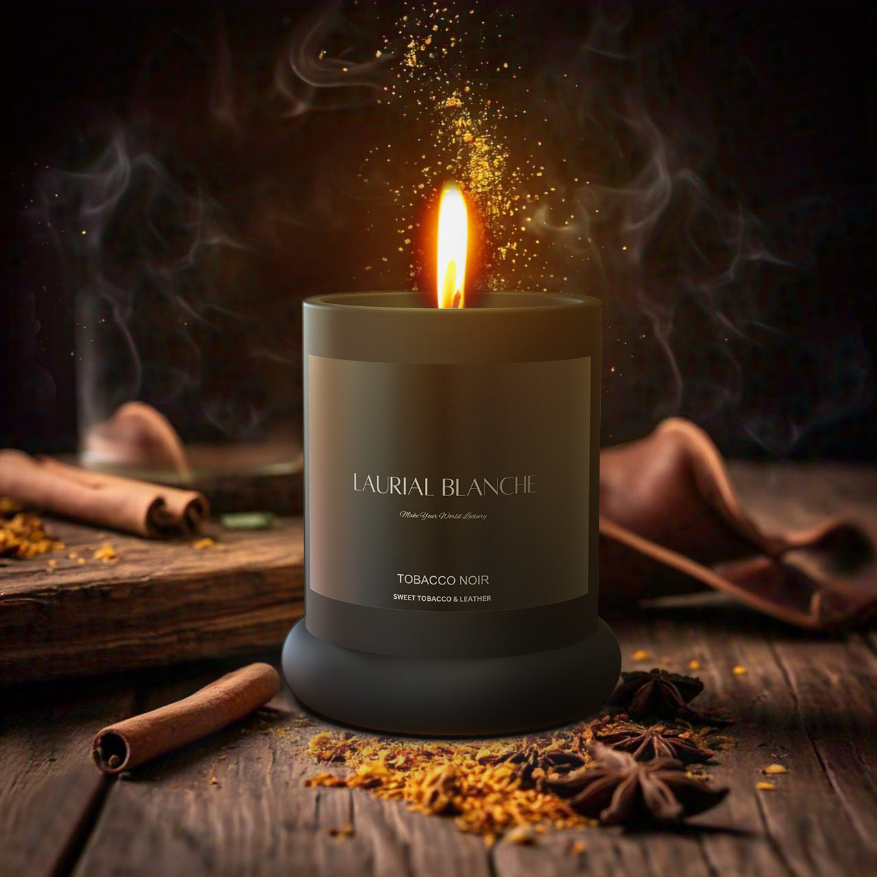 Tobacco Noir Luxury Scented Candle